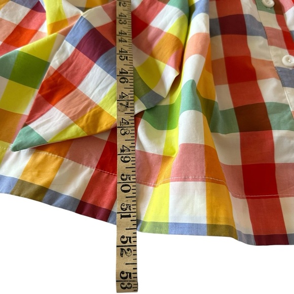 CHRISTOPHER JOHN ROGERS X TARGET MADRAS PLAID FIT & FLARE MIDI DRESS SIZE 28/30 - Picture 13 of 14